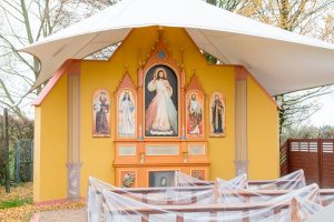 Der Bildstock der Göttlichen Barmherzigkeit befindet sich in Paderborn-Marienloh.